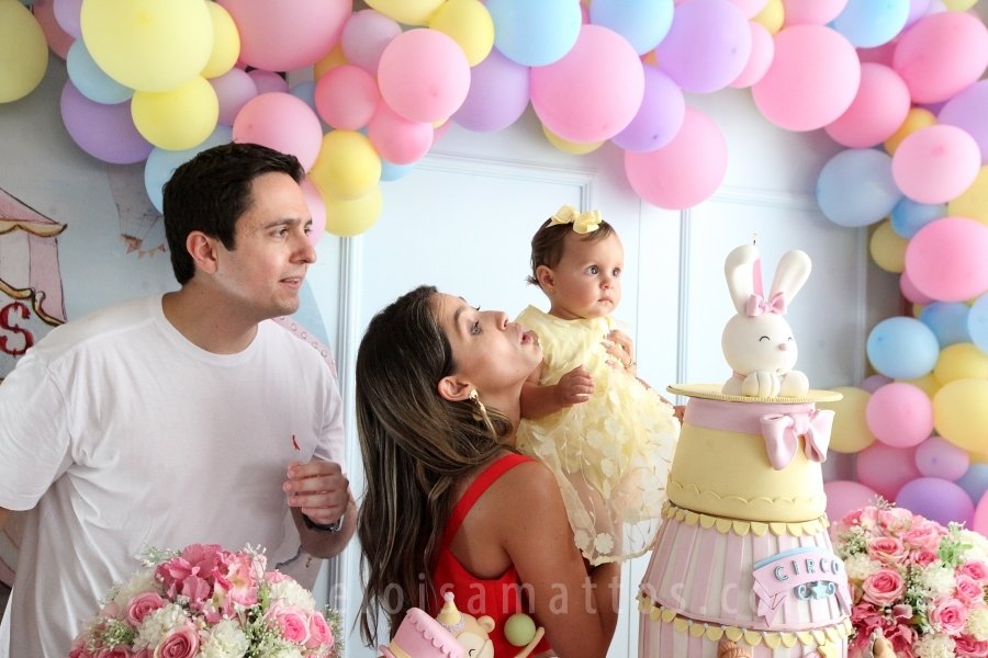 BATIZADO E ANIVERSÁRIO DE 1 ANO DA ISABELA AMORIM CAPARROZ - Eloisa Mattos