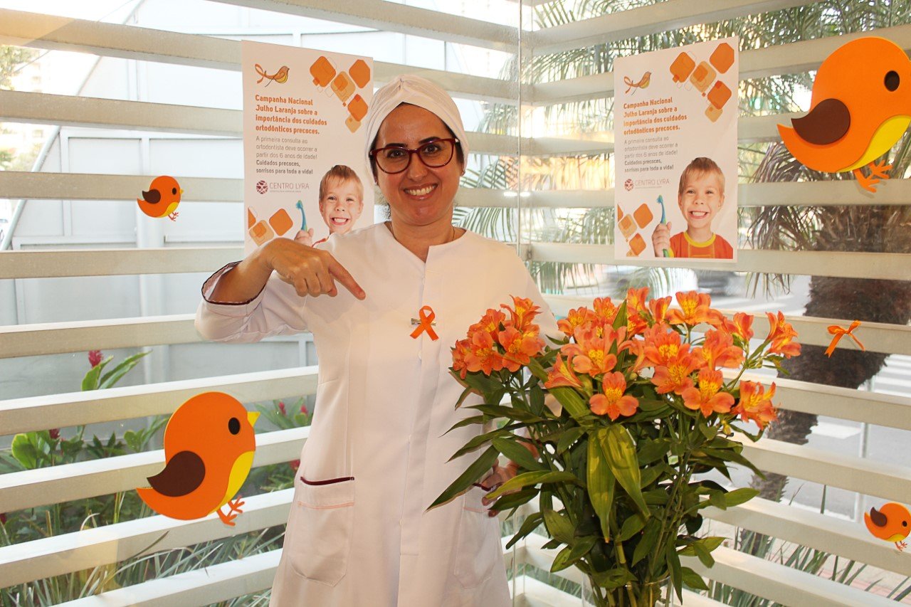 CAMPANHA JULHO LARANJA DESTACA IMPORTÂNCIA DO ATENDIMENTO ORTODÔNTICO PRECOCE