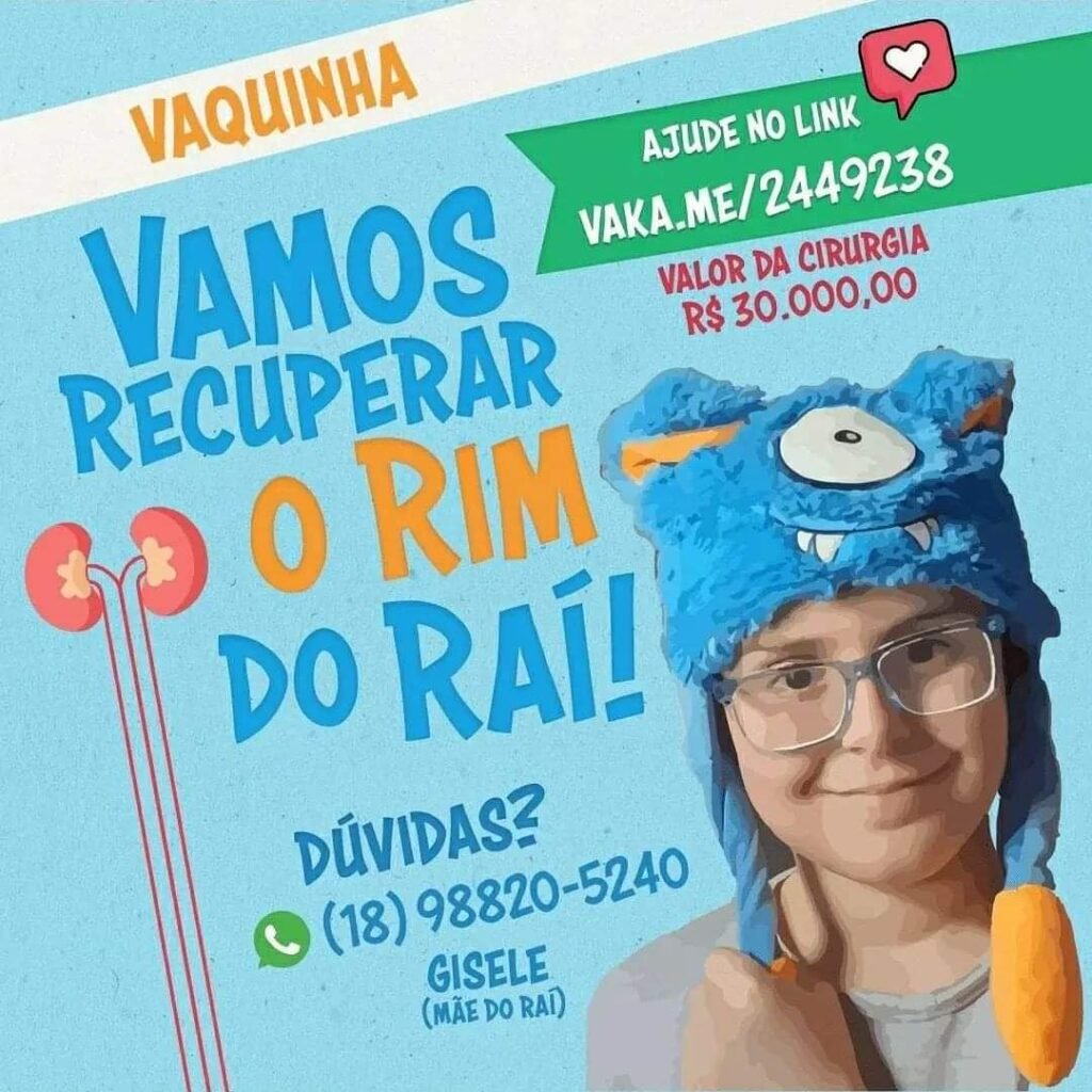 Vaquinha pela Recuperação do Raí