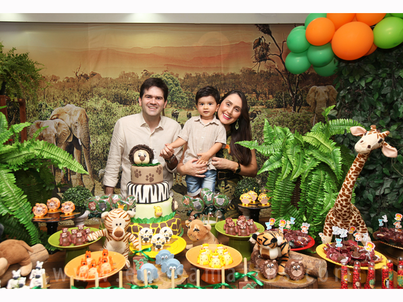 ANIVERSÁRIO DE 2 ANOS DO ANTÔNIO – TEMA “SAFARI, UMA AVENTURA NA SELVA” - Eloisa Mattos