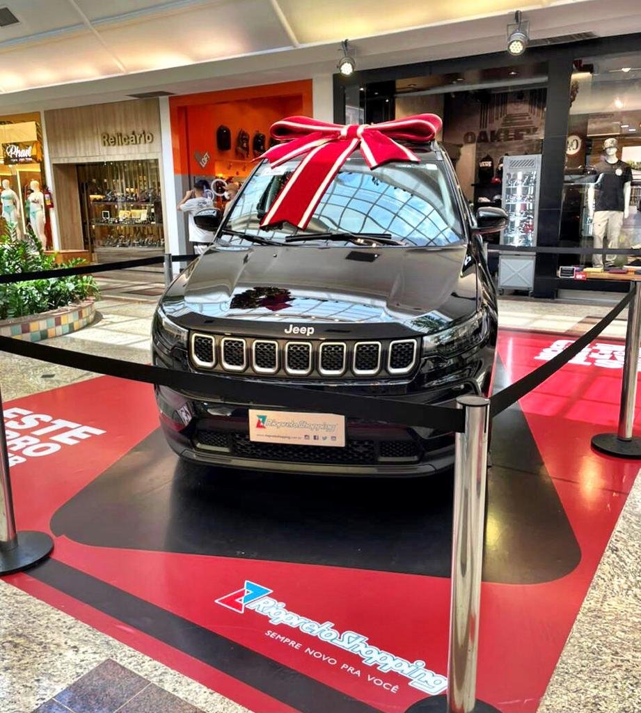 PROMOÇÃO DE NATAL – SAIBA COMO PARTICIPAR DO SORTEIRO DE UM JEEP COMPASS SPORT AT 2.0 NO RIOPRETO SHOPPING