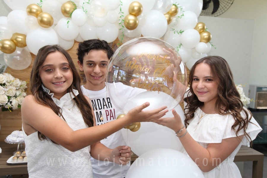 PRIMEIRA COMUNHÃO, VICTOR, GABRIELA E MARIA CLARA NAVARRO - Eloisa Mattos