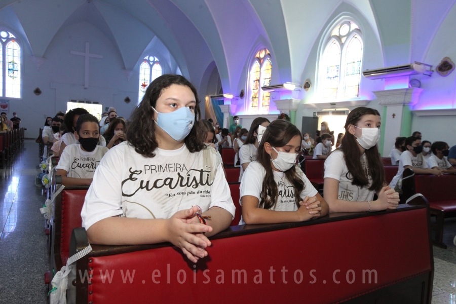 PRIMEIRA COMUNHÃO, VICTOR, GABRIELA E MARIA CLARA NAVARRO - Eloisa Mattos