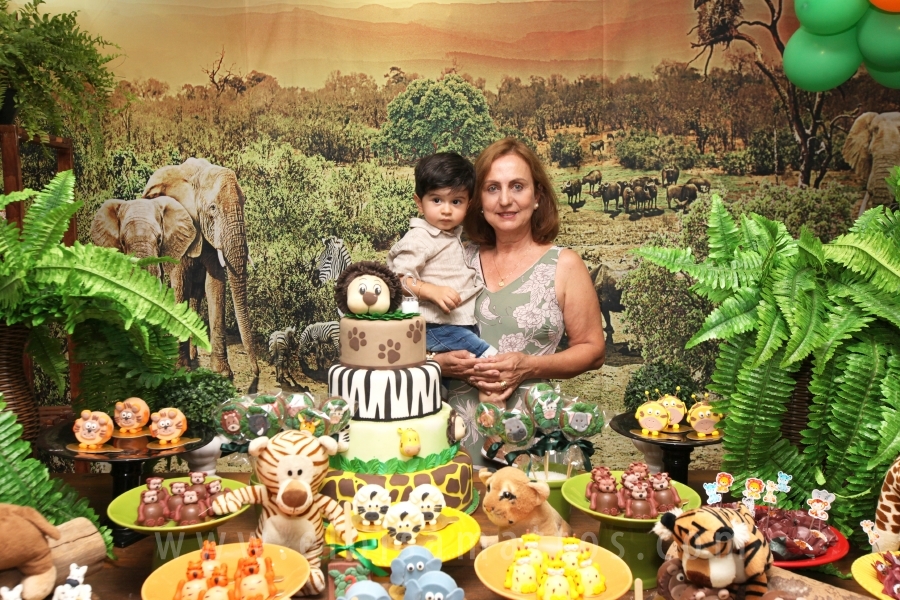 ANIVERSÁRIO DE 2 ANOS DO ANTÔNIO – TEMA “SAFARI, UMA AVENTURA NA SELVA” - Eloisa Mattos