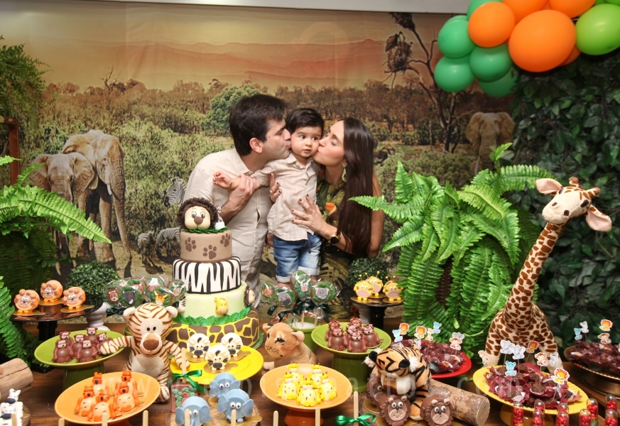 ANIVERSÁRIO DE 2 ANOS DO ANTÔNIO – TEMA “SAFARI, UMA AVENTURA NA SELVA” - Eloisa Mattos