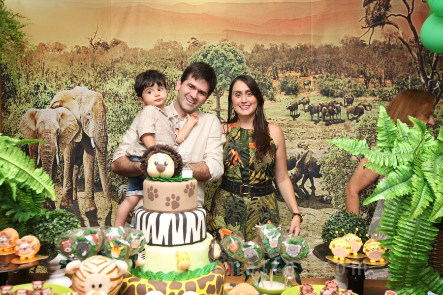 ANIVERSÁRIO DE 2 ANOS DO ANTÔNIO – TEMA “SAFARI, UMA AVENTURA NA SELVA” - Eloisa Mattos