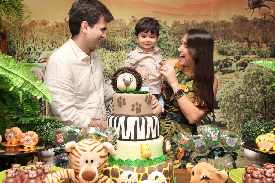 ANIVERSÁRIO DE 2 ANOS DO ANTÔNIO – TEMA “SAFARI, UMA AVENTURA NA SELVA” - Eloisa Mattos