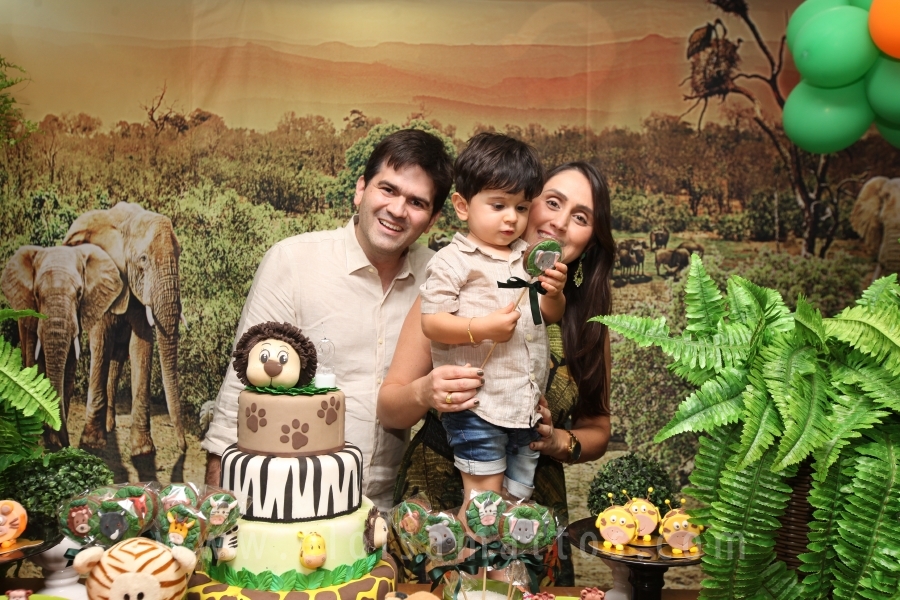 ANIVERSÁRIO DE 2 ANOS DO ANTÔNIO – TEMA “SAFARI, UMA AVENTURA NA SELVA” - Eloisa Mattos