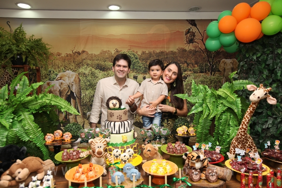 ANIVERSÁRIO DE 2 ANOS DO ANTÔNIO – TEMA “SAFARI, UMA AVENTURA NA SELVA” - Eloisa Mattos