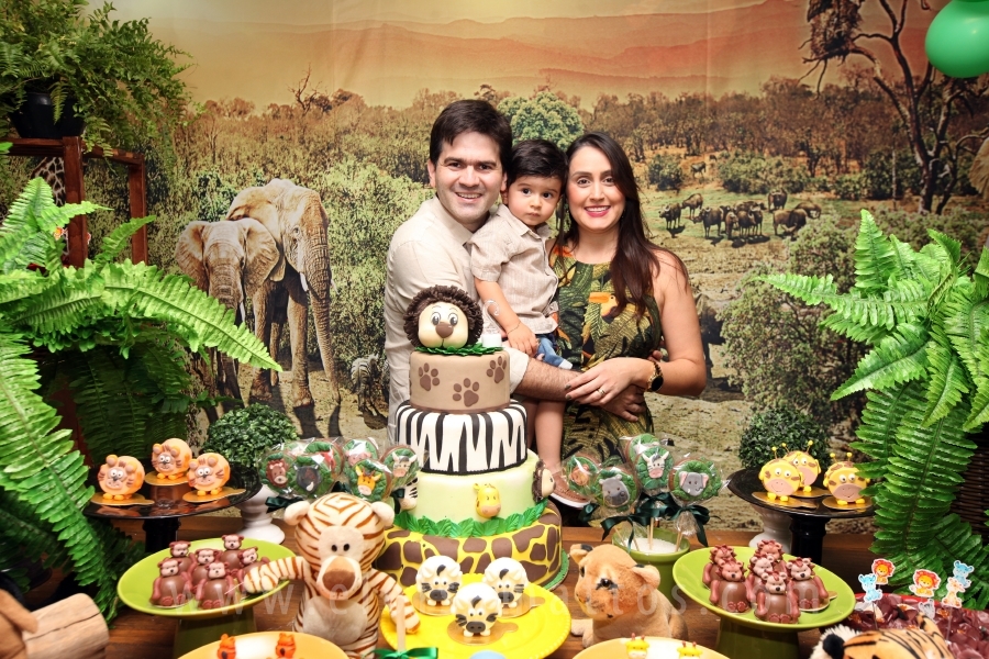 ANIVERSÁRIO DE 2 ANOS DO ANTÔNIO – TEMA “SAFARI, UMA AVENTURA NA SELVA” - Eloisa Mattos