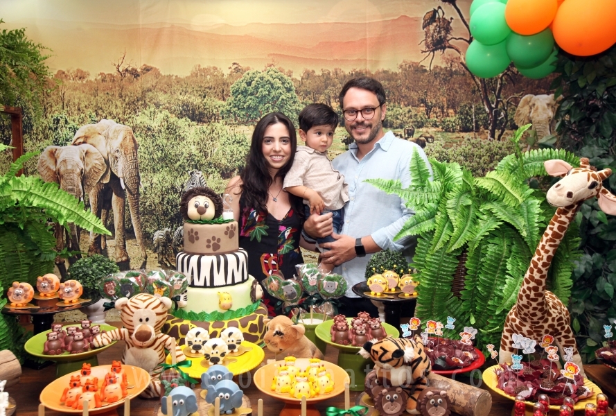 ANIVERSÁRIO DE 2 ANOS DO ANTÔNIO – TEMA “SAFARI, UMA AVENTURA NA SELVA” - Eloisa Mattos