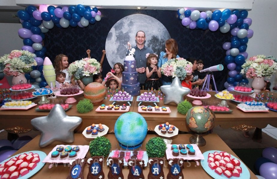 ANIVERSÁRIO DE 3 ANOS DA CHIARA – TEMA “PLANETAS” - Eloisa Mattos