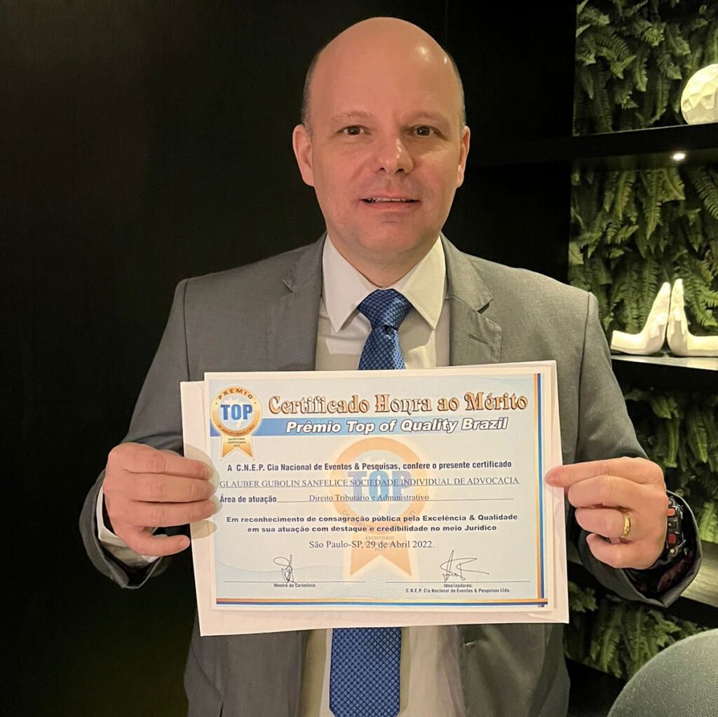 Prêmio “Top Of Quality Brazil 2021” – DR Glauber Gubolin Sanfelice