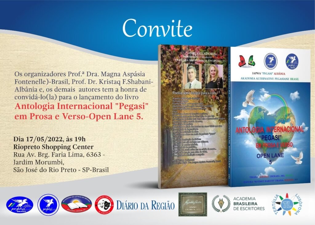 Lançamento da Antalogia Internacional “Pegasi” Em Prosa e Verso-Open Lane 5