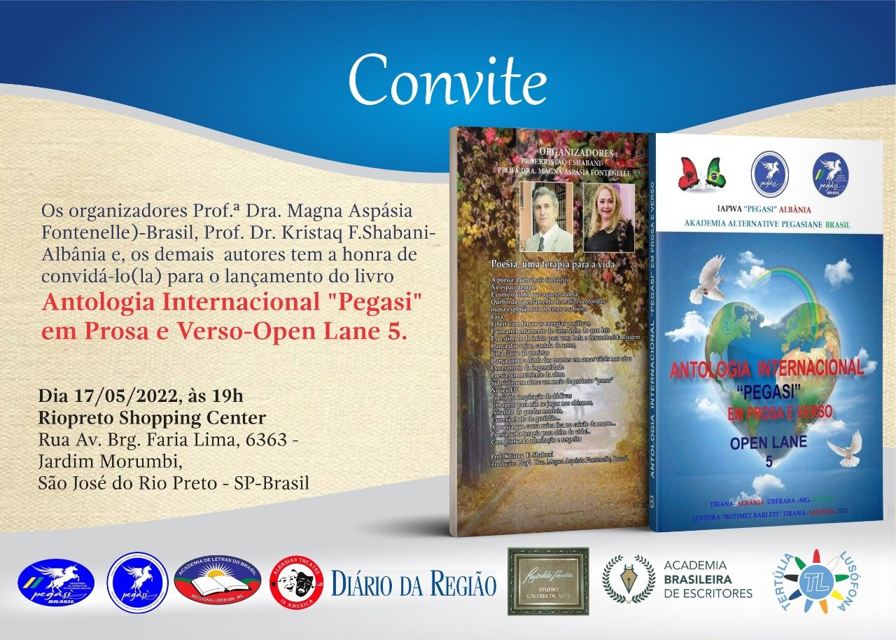 LANÇAMENTO DA ANTALOGIA INTERNACIONAL “PEGASI” EM PROSA E VERSO-OPEN LANE 5