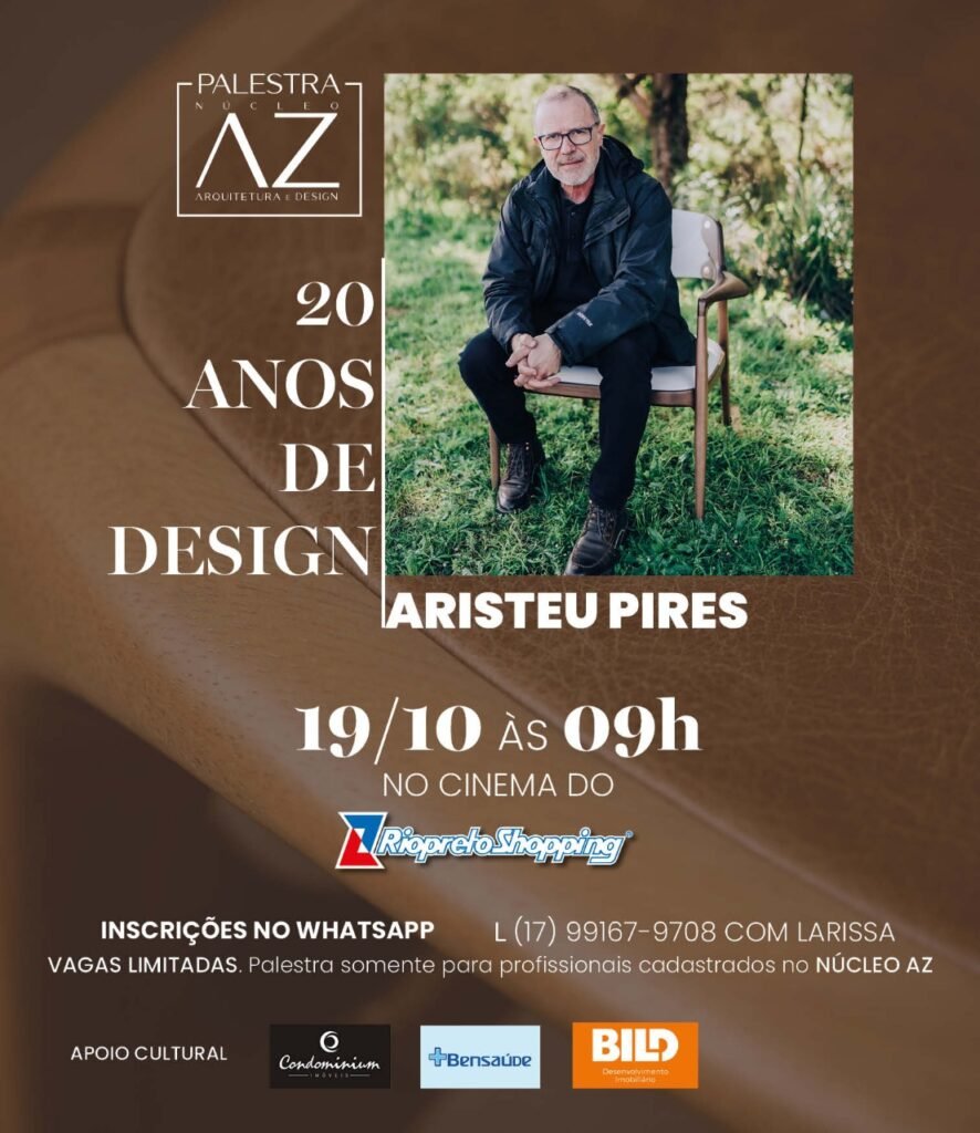Designer Aristeu Pires Realiza Palestra no Riopreto Shopping