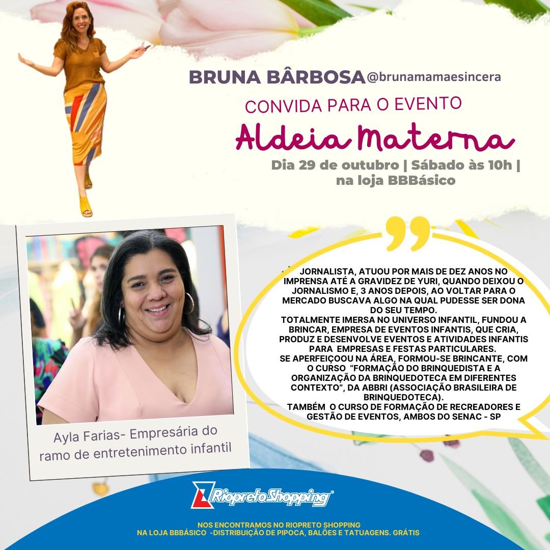 A IMPORTÂNCIA DO BRINCAR, É TEMA DO ALDEIA MATERNA DESTE MÊS DE NOVEMBRO