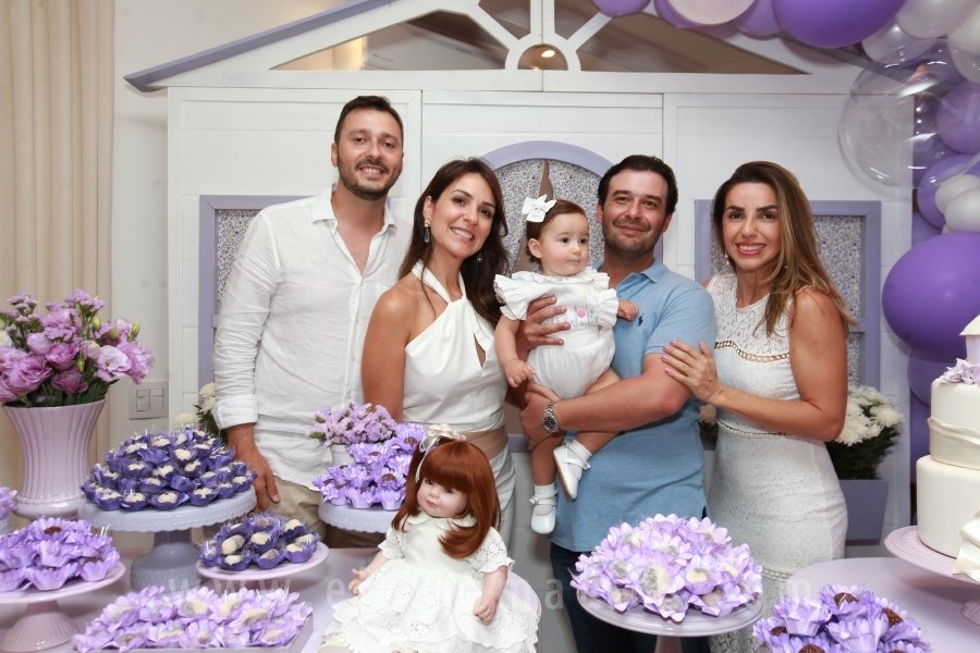 BATIZADO E ANIVERSÁRIO DE 1 ANO DE LOUISE MENDES CARDOSO - Eloisa Mattos