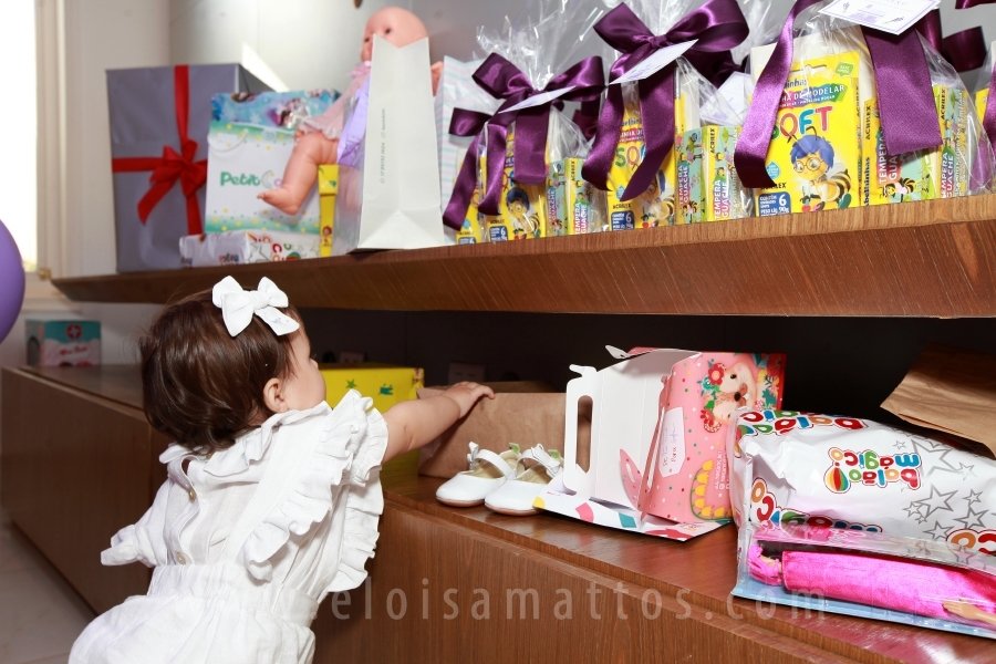 BATIZADO E ANIVERSÁRIO DE 1 ANO DE LOUISE MENDES CARDOSO - Eloisa Mattos