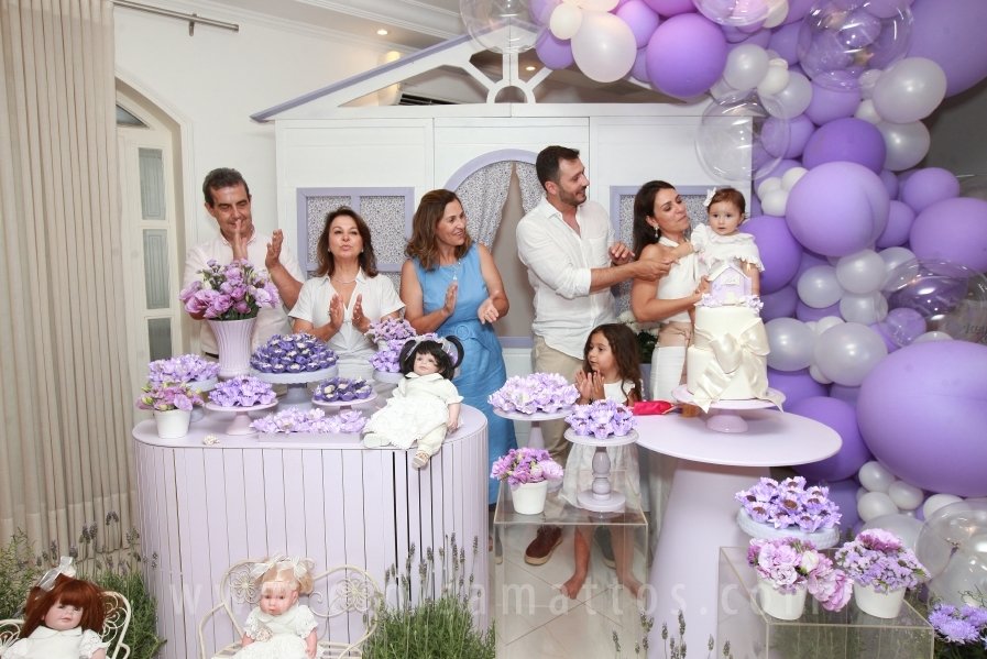 BATIZADO E ANIVERSÁRIO DE 1 ANO DE LOUISE MENDES CARDOSO - Eloisa Mattos