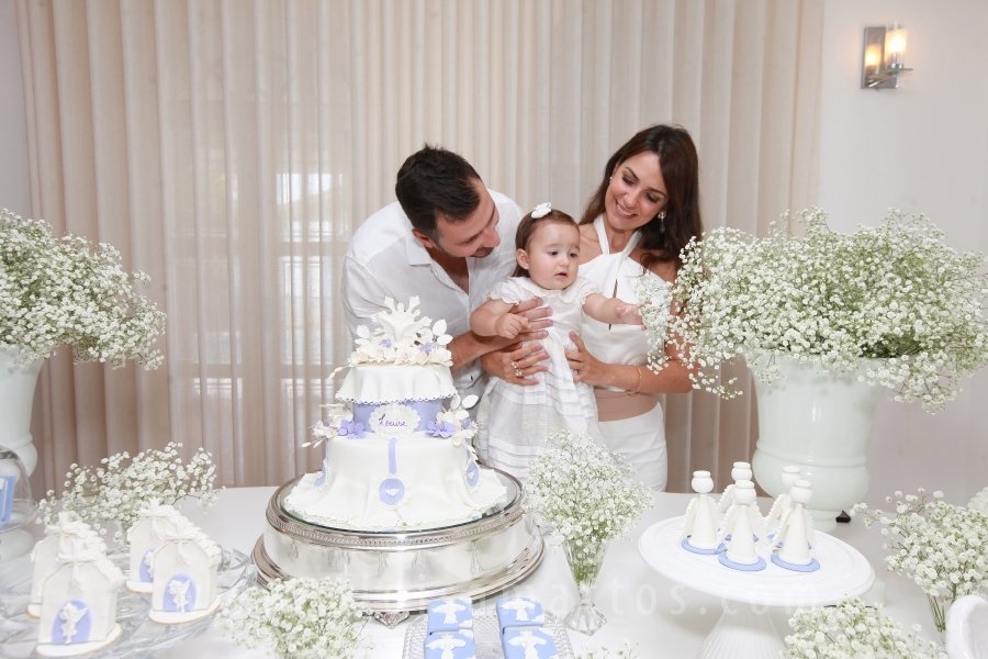 BATIZADO E ANIVERSÁRIO DE 1 ANO DE LOUISE MENDES CARDOSO - Eloisa Mattos