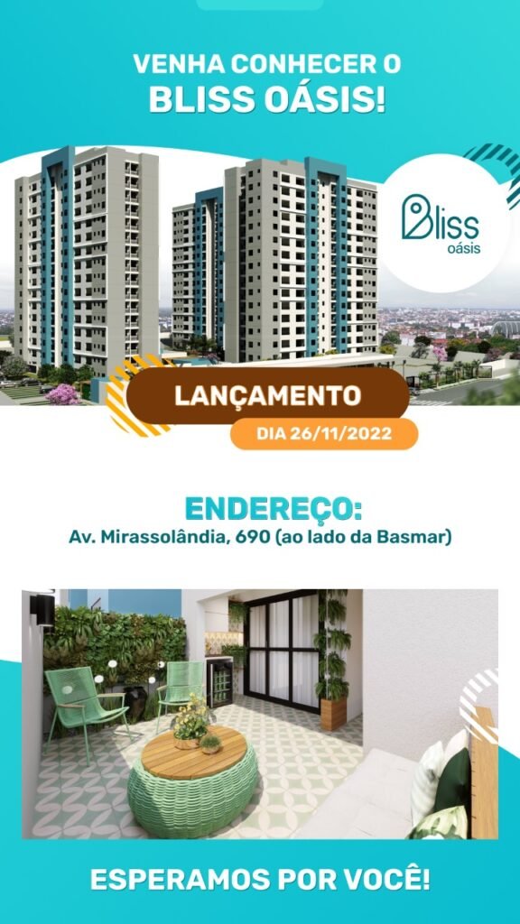 Citz Lança o Bliss Oasis, o Primeiro Condomínio com Três Dormitórios na Região Norte