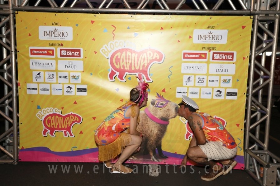 BLOCO CAPIVARA ANIMA A SEXTA-FERA DO CARNAVAL DE RUA EM RIOPRETO - Eloisa Mattos