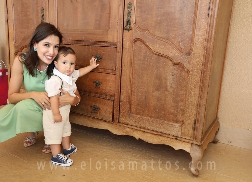 BATIZADO E ANIVERSÁRIO DE 1 ANO DE HENRIQUE AMORIM CAPARROZ - Eloisa Mattos
