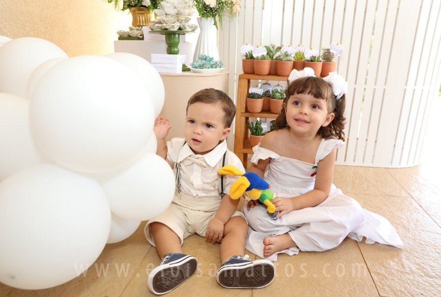 BATIZADO E ANIVERSÁRIO DE 1 ANO DE HENRIQUE AMORIM CAPARROZ - Eloisa Mattos