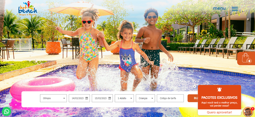 MAIS ÁGIL E INTUITIVO, O NOVO SITE DO HOT BEACH FACILITA A VIDA DO USUÁRIO