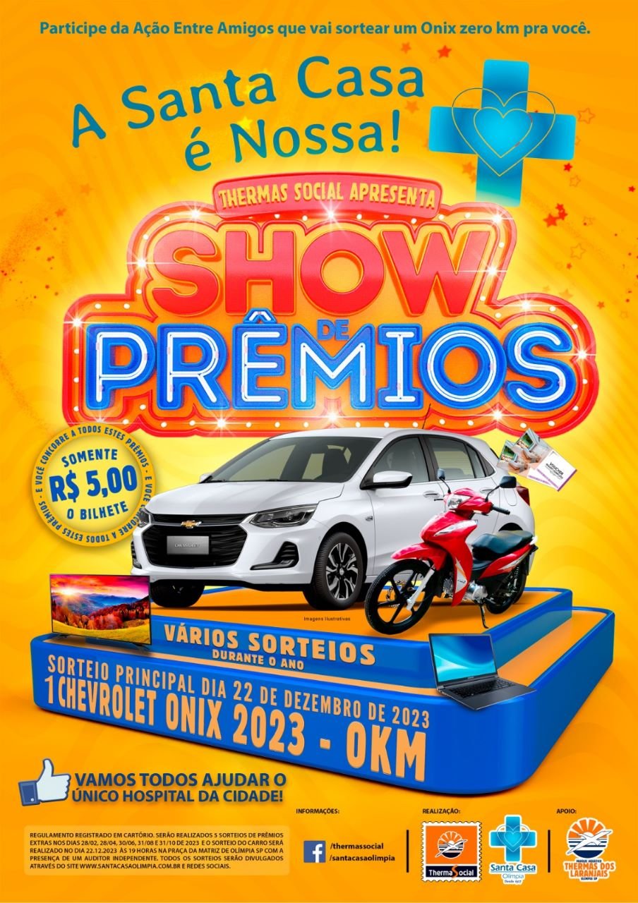 THERMAS SOCIAL LANÇA CAMPANHA PARA AJUDAR A SANTA CASA DE OLÍMPIA