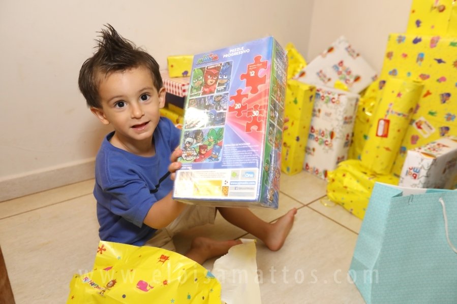 ANIVERSÁRIO DE 3 ANOS DE JOÃO FRANCISCO – TEMA PJ MASK - Eloisa Mattos