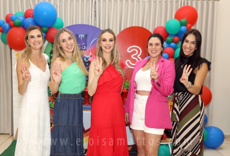 ANIVERSÁRIO DE 3 ANOS DE JOÃO FRANCISCO – TEMA PJ MASK - Eloisa Mattos