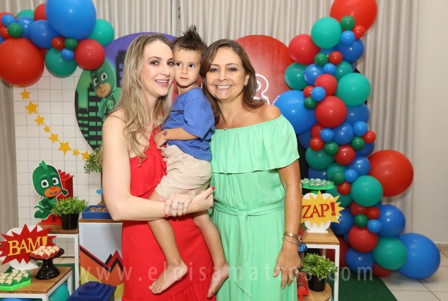 ANIVERSÁRIO DE 3 ANOS DE JOÃO FRANCISCO – TEMA PJ MASK - Eloisa Mattos