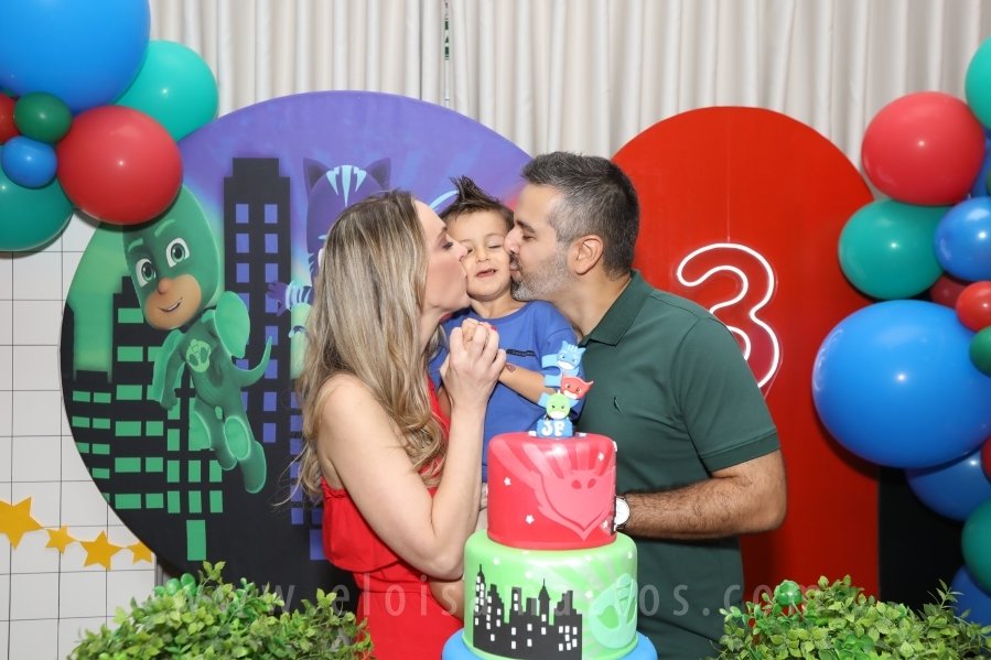 ANIVERSÁRIO DE 3 ANOS DE JOÃO FRANCISCO – TEMA PJ MASK - Eloisa Mattos