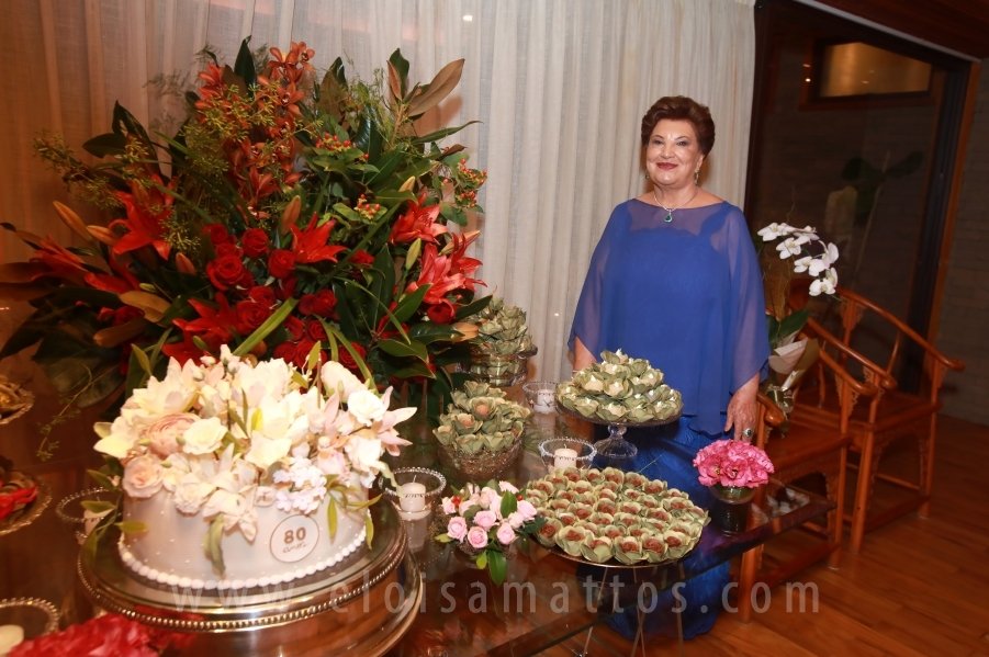 ANIVERSÁRIO DE 80 ANOS – SRA. MARIA ELIZA SCACALOSSI - Eloisa Mattos