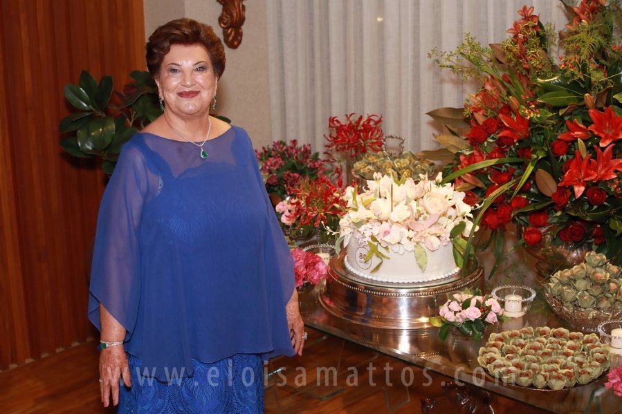 ANIVERSÁRIO DE 80 ANOS – SRA. MARIA ELIZA SCACALOSSI - Eloisa Mattos