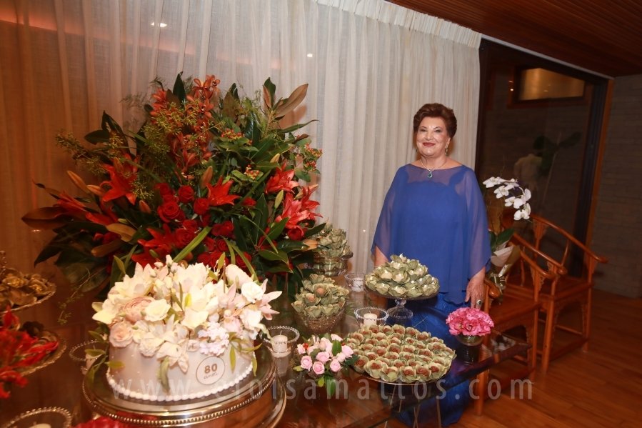 ANIVERSÁRIO DE 80 ANOS – SRA. MARIA ELIZA SCACALOSSI - Eloisa Mattos