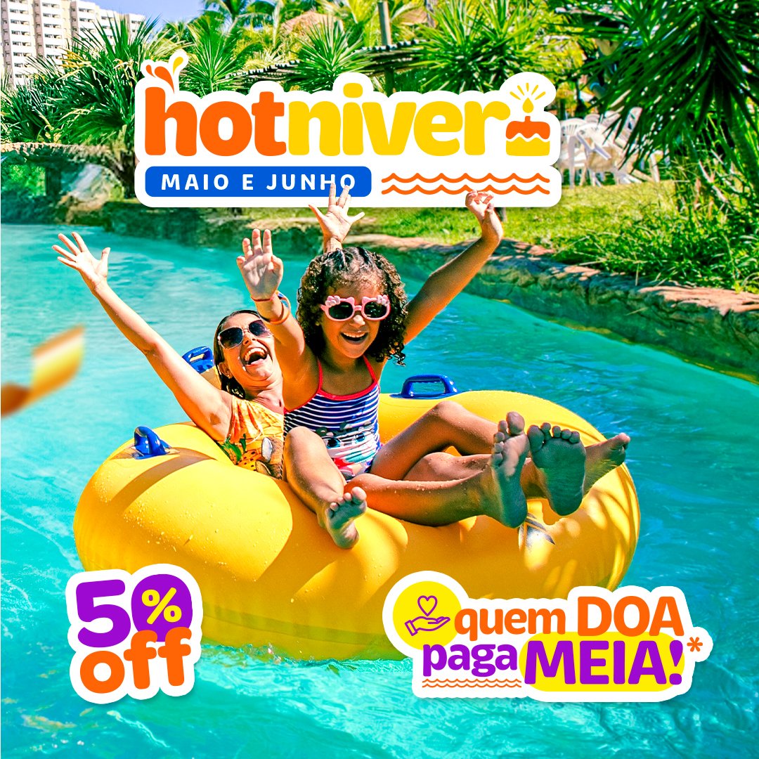 HOT NIVER OFERECE INGRESSOS COM 50% DE DESCONTO E SORTEIOS AO PÚBLICO
