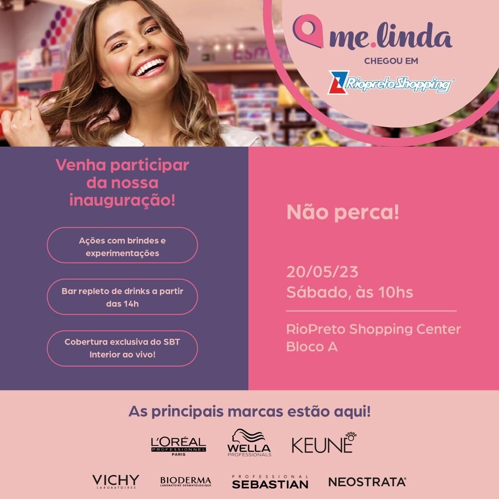 Me.Linda Inaugurou Mega Loja no Riopreto Shopping