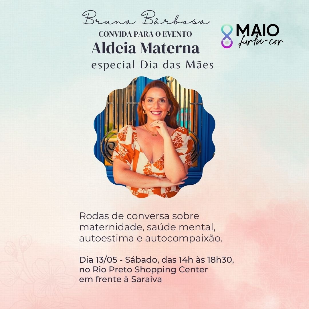 ALDEIA MATERNA FALA SOBRE SAÚDE MENTAL NESTE MÊS DAS MÃES