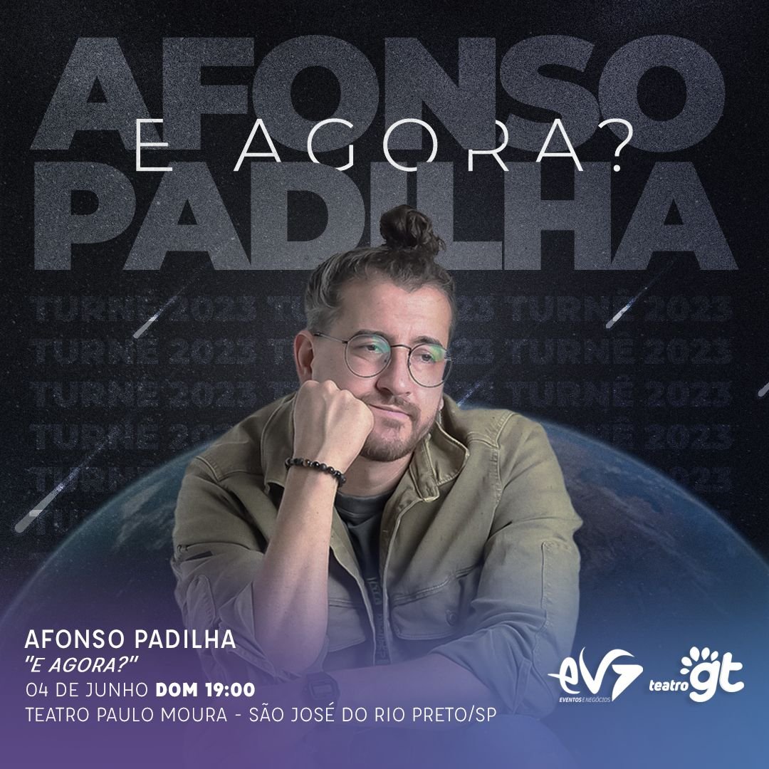 RIO PRETO ABRE SESSÃO ESTRA PARA O SHOW DO HUMORISTA AFONSO PADILHA