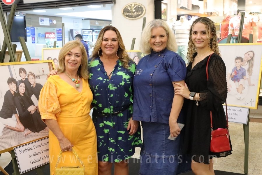 COQUETEL DE ABERTURA DA 14ª EDIÇÃO DA EXPOSIÇÃO “MÃES E FILHOS EM FOCO” ELOISA MATTOS E RIOPRETO SHOPPING - Eloisa Mattos