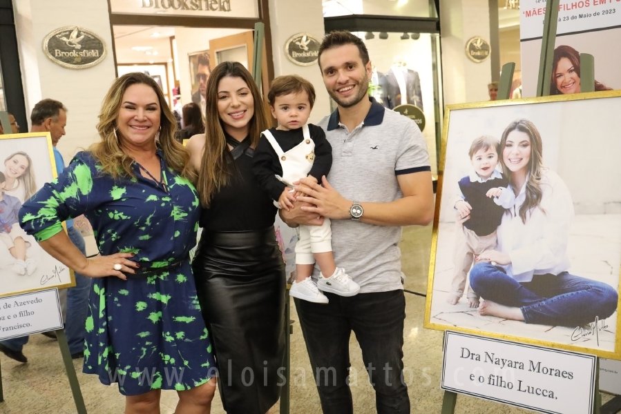 COQUETEL DE ABERTURA DA 14ª EDIÇÃO DA EXPOSIÇÃO “MÃES E FILHOS EM FOCO” ELOISA MATTOS E RIOPRETO SHOPPING - Eloisa Mattos