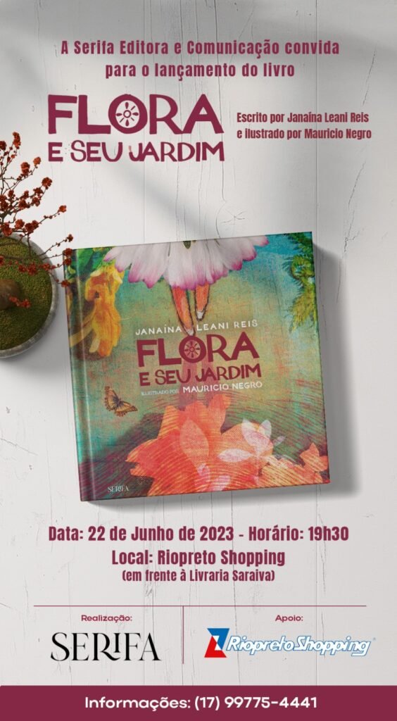 “Flora e Seu Jardim”  Traz  Ilustrações do Premiado Mauricio Negro