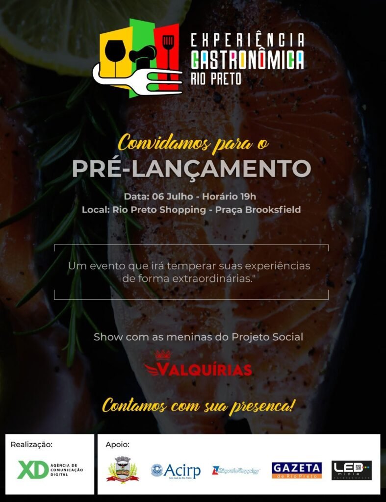 Agência XD Digital, Traz para Rio Preto o Maior Festival Gastronômico da Cidade