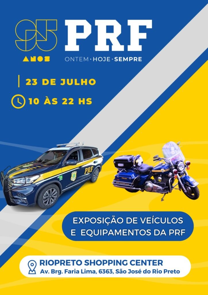 Rio Preto Shopping Realiza Exposição dos 95 Anos da PRF