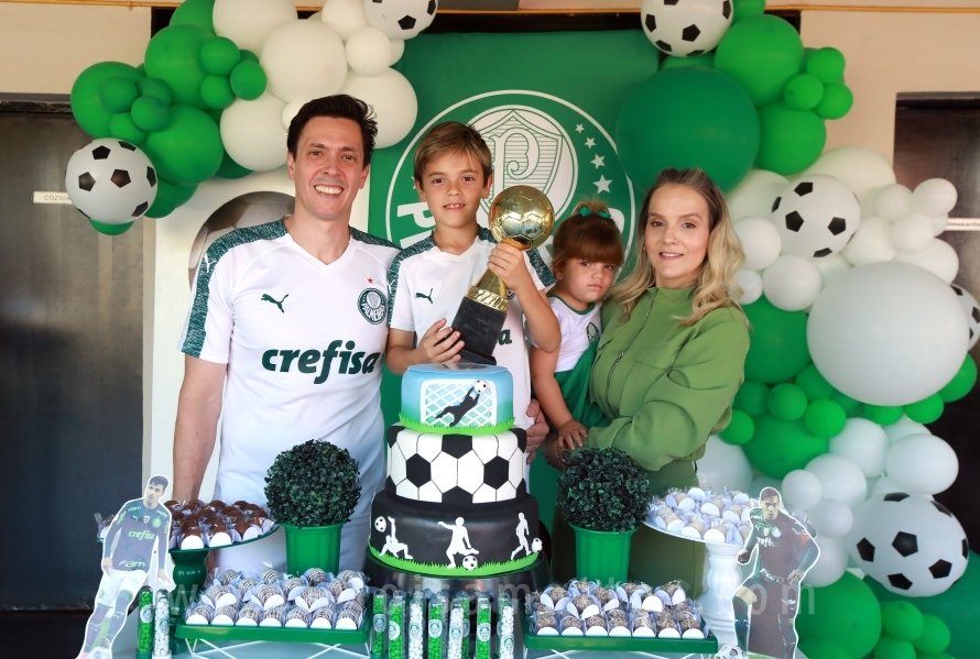 ANIVERSÁRIO DE 8 ANOS DE JOÃO LUCAS – TEMA PALMEIRAS - Eloisa Mattos