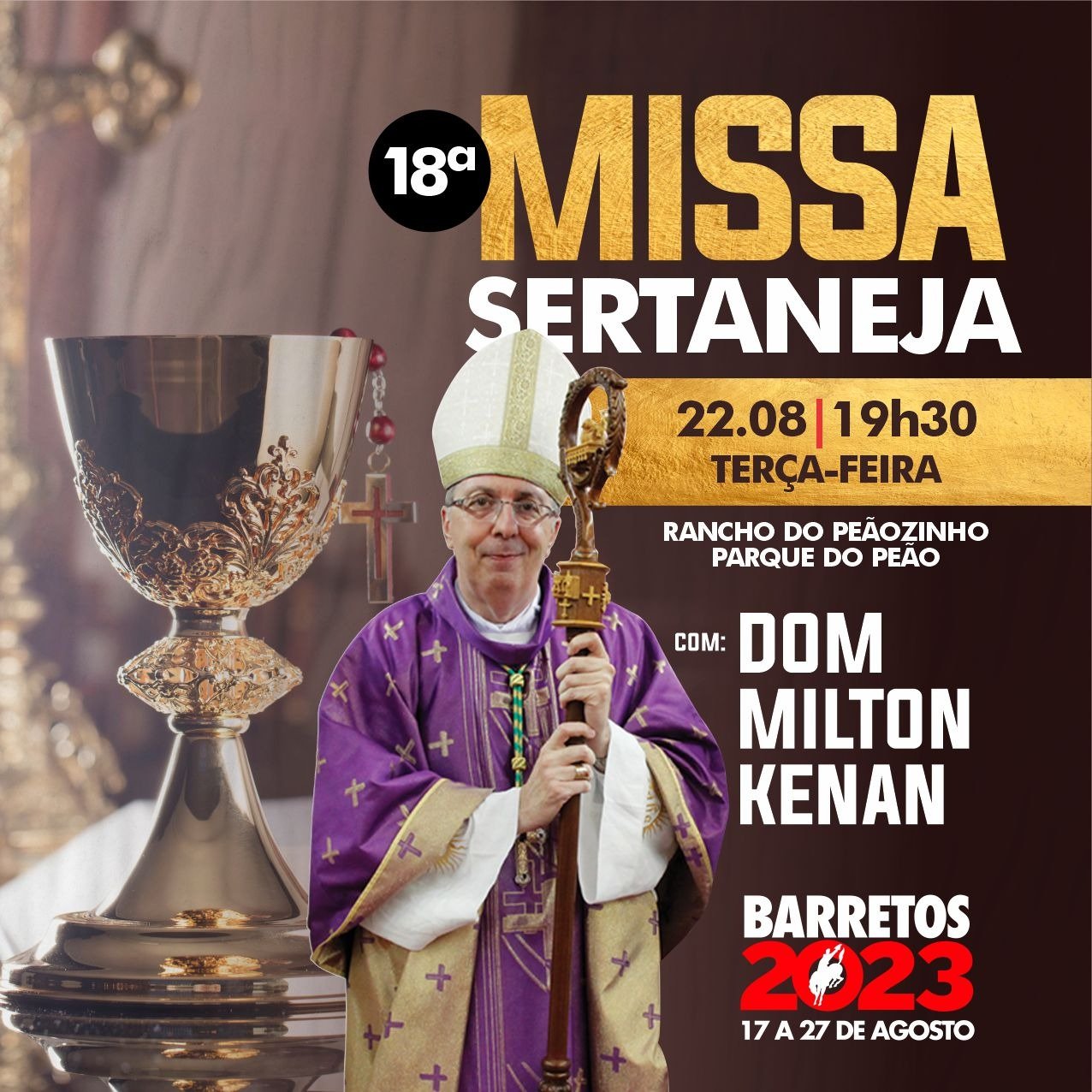 RANCHO DO PEÃOZINHO RECEBE A 18ª EDIÇÃO DA  MISSA SERTANEJA