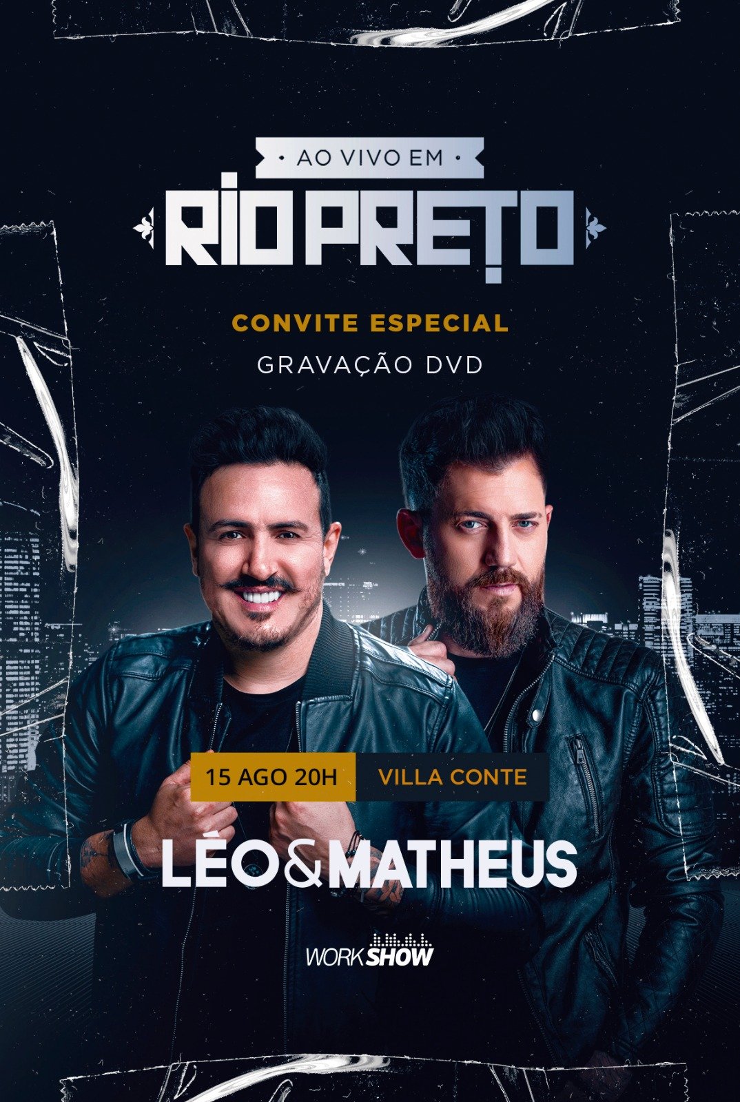 DUPLA LÉO E MATHEUS GRAVA DVD EM RIO PRETO